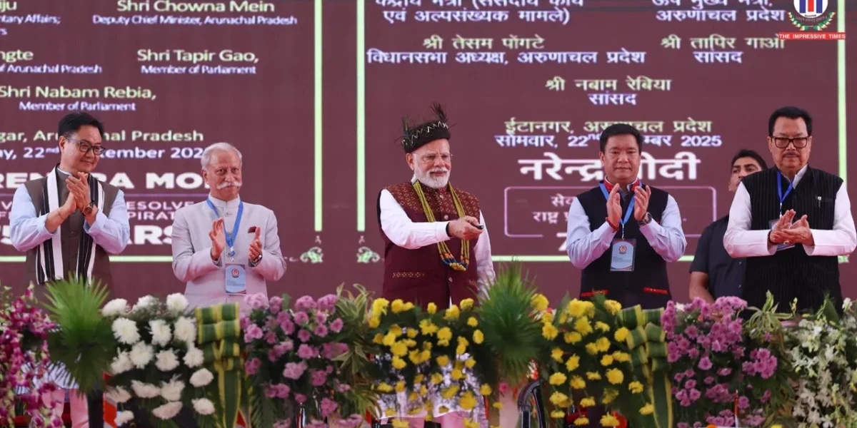 PM Modi launches ₹5,100 crore infrastructure projects in Arunachal Pradesh