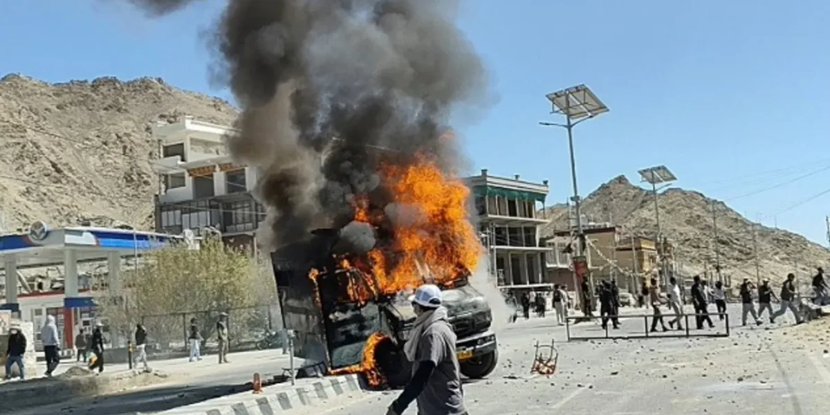 Violent Clashes in Leh Leave Four Dead, Over 70 Injured; Section 163 of BNS Imposed