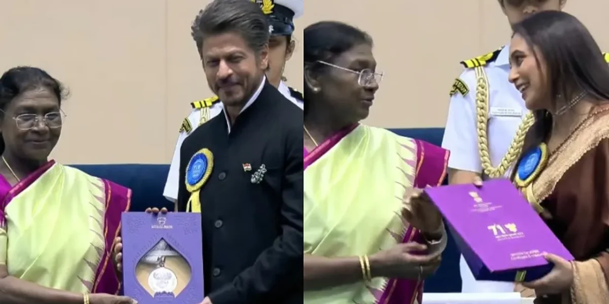 Shah Rukh Khan and Rani Mukerji Wins First National Awards