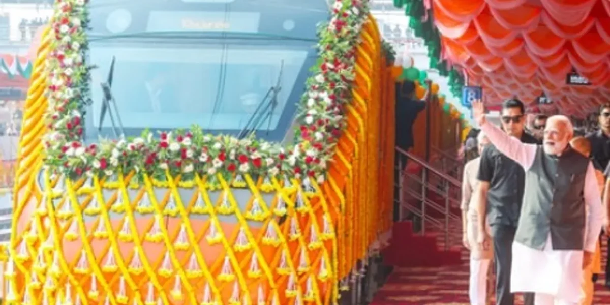PM Modi flags off four new Vande Bharat Express trains