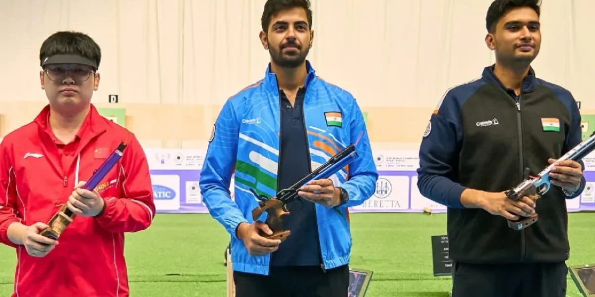 Samrat Rana wins gold in Men’s 10m Air Pistol, India’s Medal Tally at Cairo ISSF Championships reaches nine