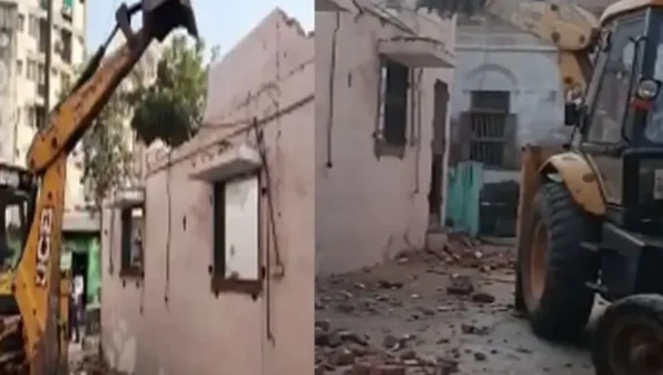 AMC conducts mega demolition drive in Jamalpur after 16 years, razes 30 illegal shops
