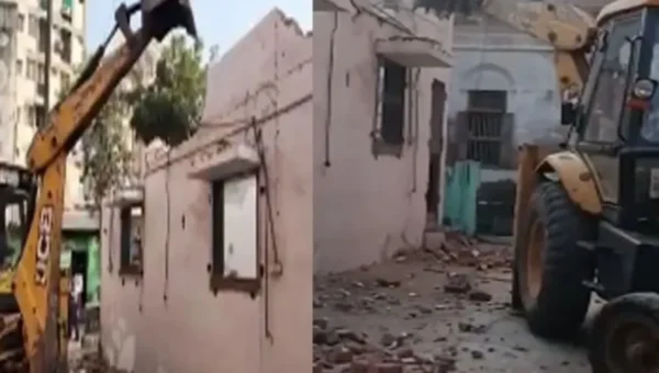 AMC conducts mega demolition drive in Jamalpur after 16 years, razes 30 illegal shops