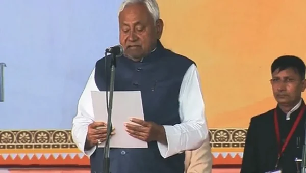 Nitish Kumar takes oath as Bihar CM for the 10th time