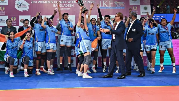 India Beat Chinese Taipei 35-28 To Win Their Second Consecutive Women’s Kabaddi World Cup