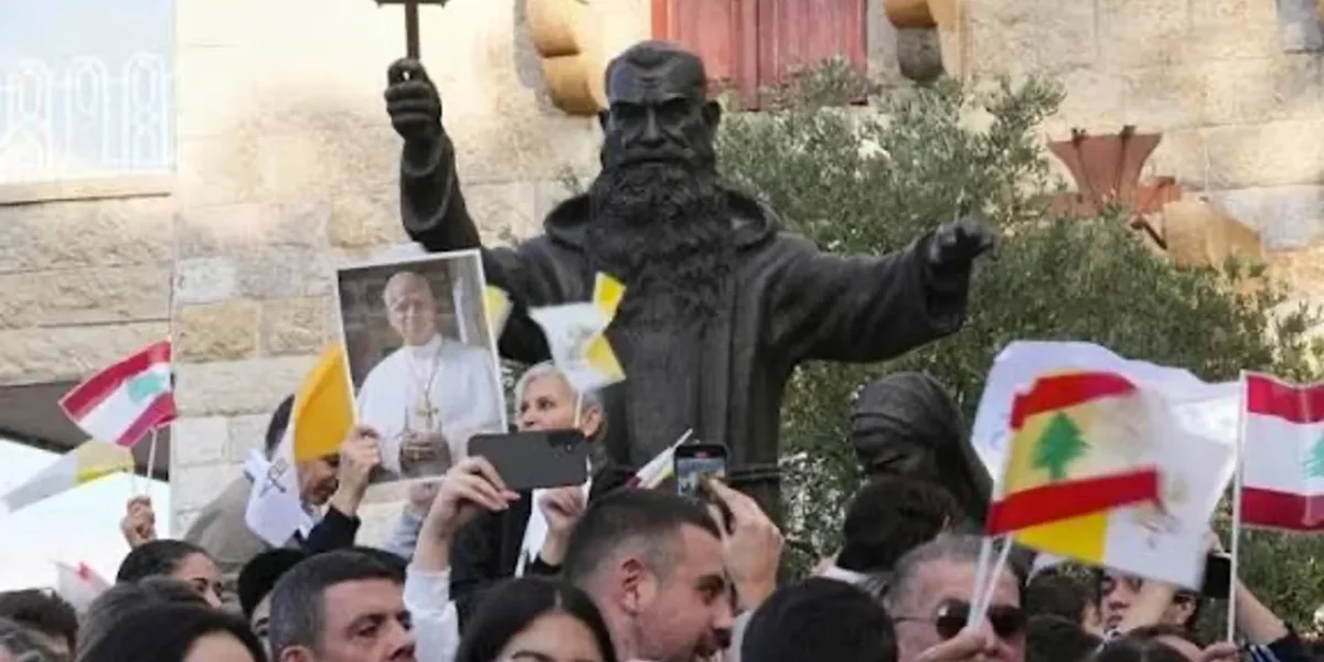 Pope Leo ends first foreign trip with silent prayer at Beirut blast site