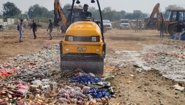 Ahmedabad Police destroy 11,600 litres of liquor worth ₹28 lakh on court orders
