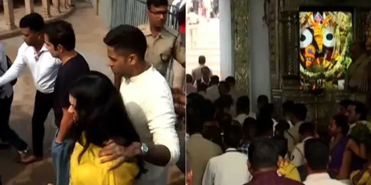 Indian cricketers offer prayers at Puri before SA match