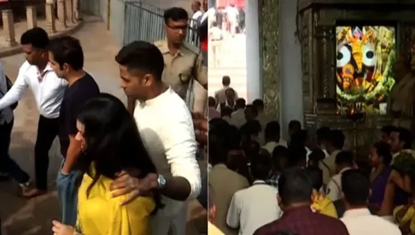 Indian cricketers offer prayers at Puri before SA match