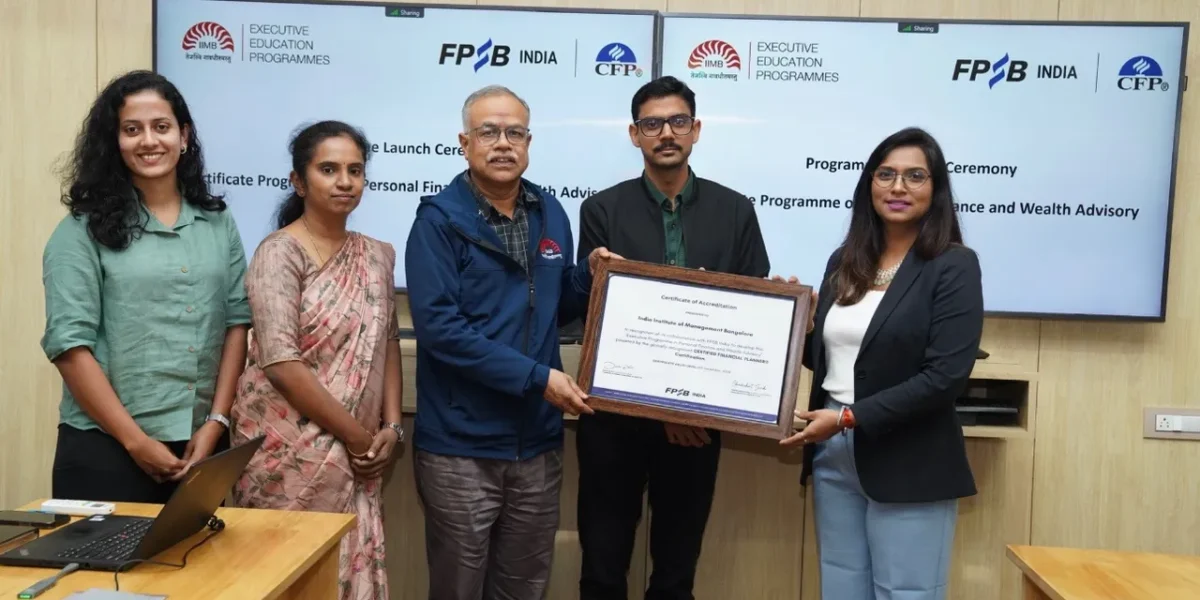 IIM Bangalore Launches Certificate Programme on ‘Personal Finance & Wealth Advisory’ with FPSB India
