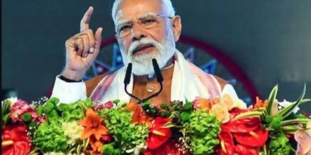 PM Modi pays tribute to Assam Movement Martyrs, attends events in Guwahati