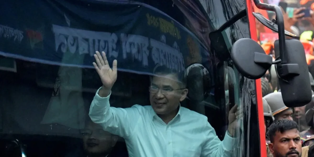 Bangladesh Nationalist Party acting chairman Tarique Rahman lands in Dhaka