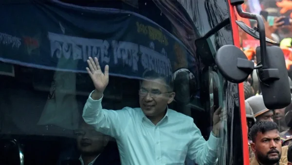 Bangladesh Nationalist Party acting chairman Tarique Rahman lands in Dhaka