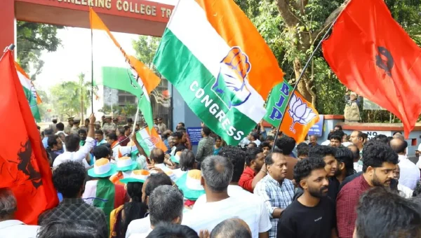 Kerala Local Body Polls 2025: UDF Surges Statewide, NDA Scripts History in Thiruvananthapuram.