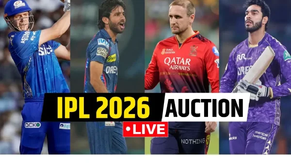 IPL 2026 Auction Highlights: KKR Steal the Show with Mega Bids; CSK Splurge on Uncapped Stars.