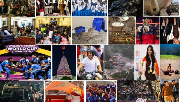 India 2025 in 25 Pictures: Tears, Tragedy and Turning Points That Shook the Nation.