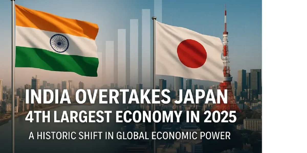 India Overtakes Japan to Become World’s 4th-Largest Economy at $4.18 Trillion, Low Inflation Fuels Growth Momentum