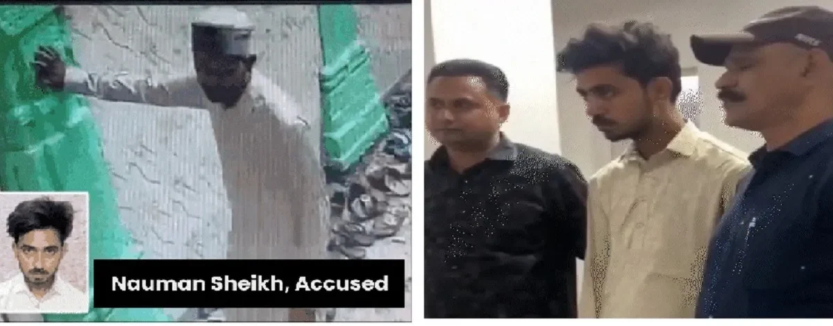 CCTV Horror Outside Ahmedabad Mosque: Man Lures Minor to Terrace, Assaults Him, Flees—Arrested