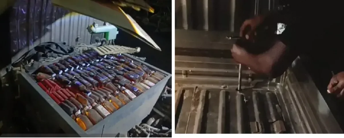 Hydraulic Hideouts & GPS Jammers: Bootleggers’ High-Tech Game Ends in Police Net