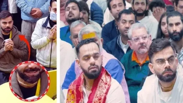“Kohli-Sharma Make Fourth Vrindavan Trip in a Year, Meet Premanand Maharaj for an Hour”