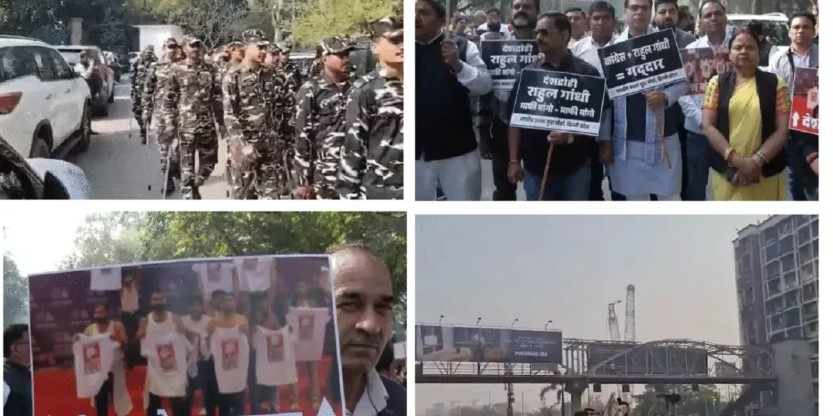 AI Summit Disrupted by Congress Protest; BJP Hits Streets Across India in Retaliation