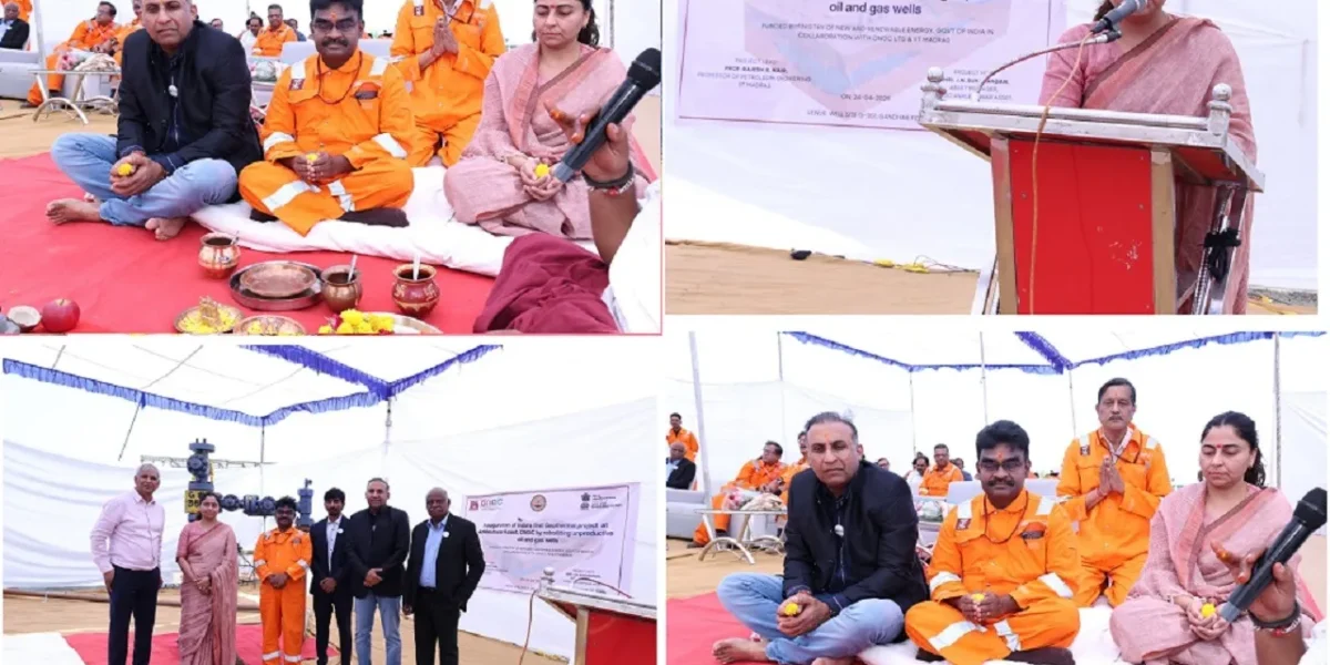 ONGC Inaugurates India’s First Geothermal Project at Ankleshwar, Turning Old Oil Wells into Clean Energy Sources