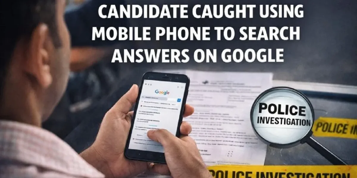 Surat PSI Exam Cheating Case: Candidate Caught Using Mobile Phone for Google Search in Surat