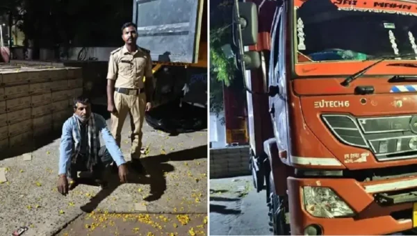Ahmedabad Police Seizes ₹88 Lakh Liquor Haul Ahead of Polls, Truck Masked as TV Consignment