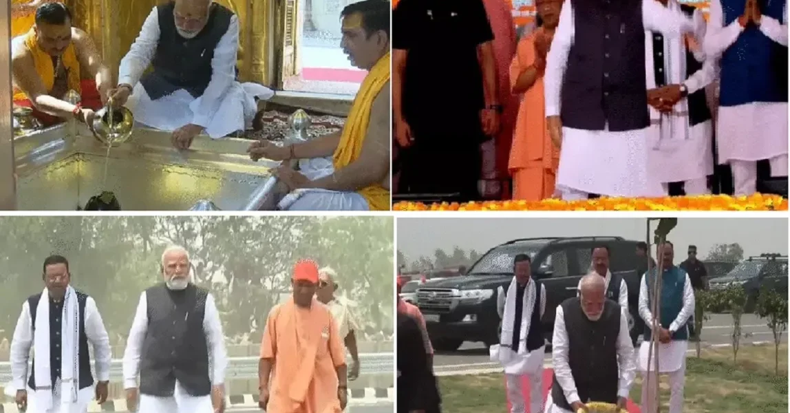 Modi Unveils Ganga Expressway, Targets Opposition in Hardoi Rally
