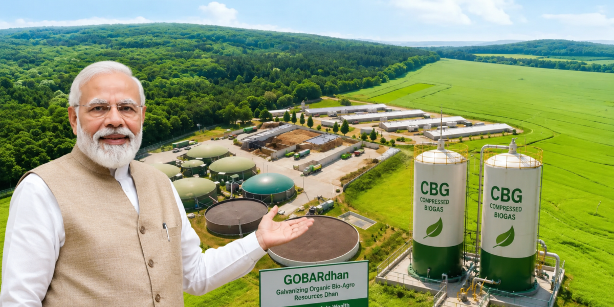Cabinet Approves 23,731 Crore GOBARdhan Scheme to Boost Compressed Biogas Production