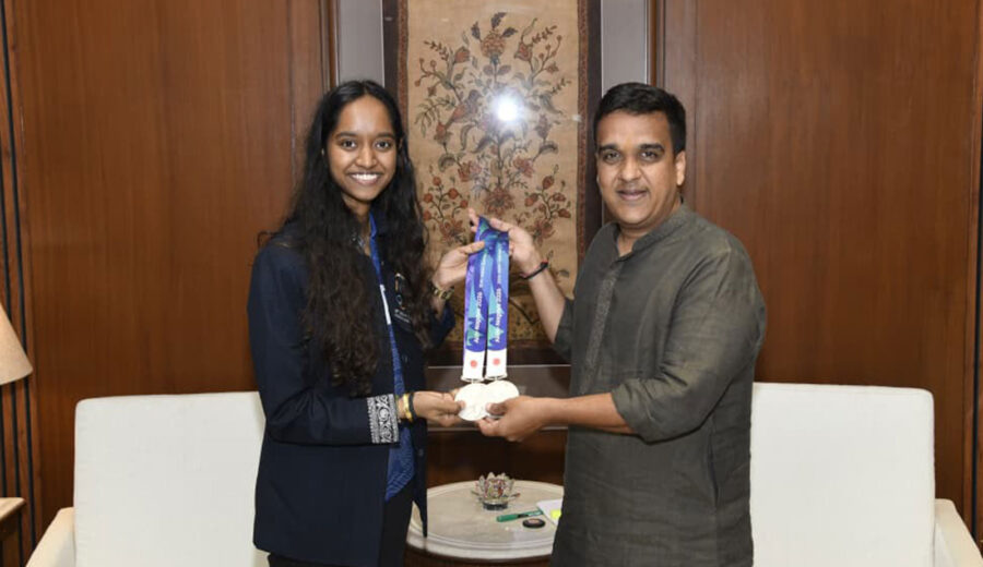 Gujarat Shooter Elavenil Valarivan Honoured with ₹1.33 Crore for Asian Games Success