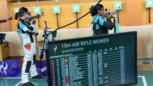 India Wins First Asian Games 2026 Medal with Women’s Shooting Silver