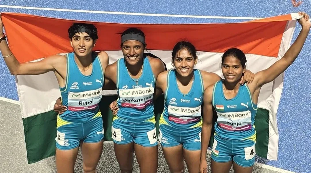 India Win Gold in Women’s 4x400m Relay at Asian Games 2026