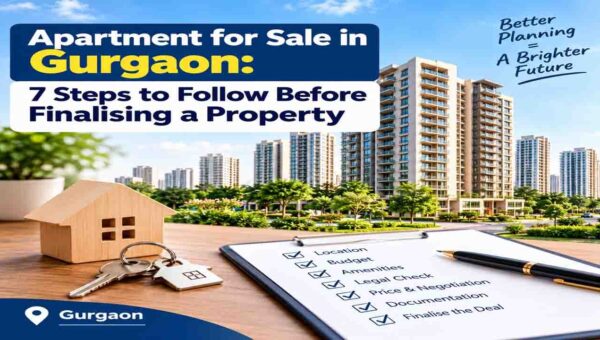 Apartment for Sale in Gurgaon: 7 Steps to Follow Before Finalising a Property