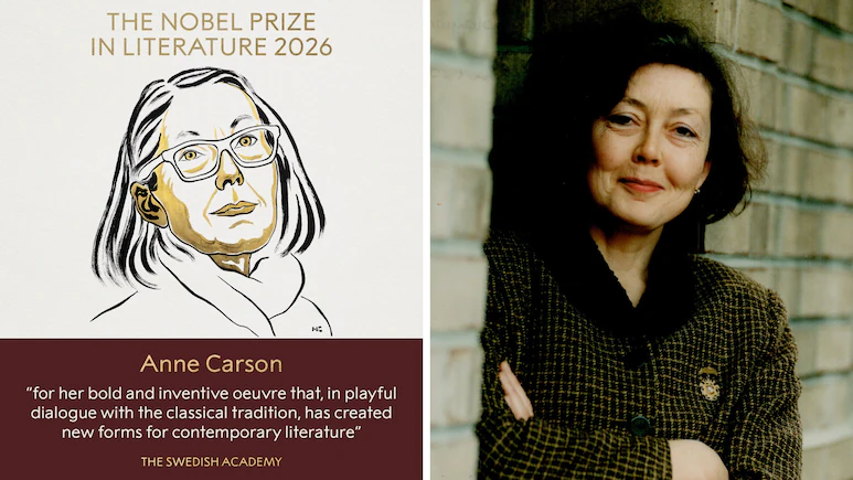 Canadian Poet Anne Carson Wins 2026 Nobel Prize in Literature
